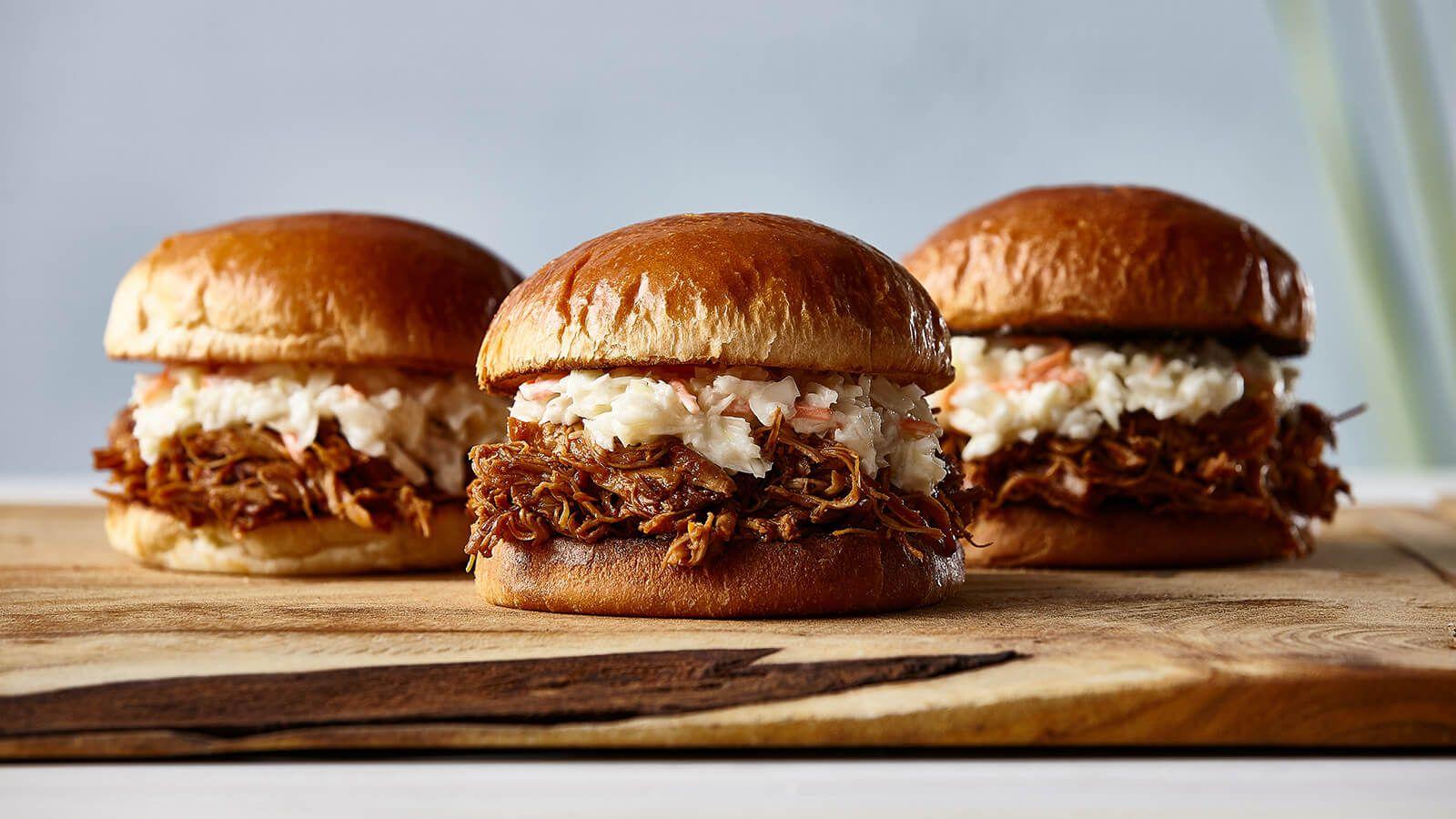 1600x900 Honey Sweet BBQ Pulled Chicken Sandwich. Recipe. The Fresh Market