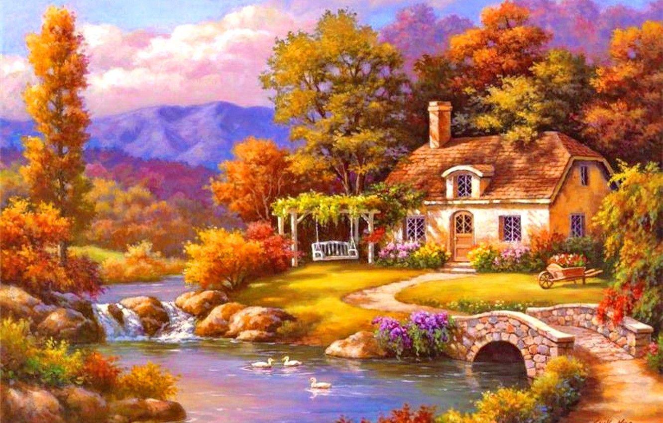 Autumn House Wallpapers - Top Free Autumn House Backgrounds ...