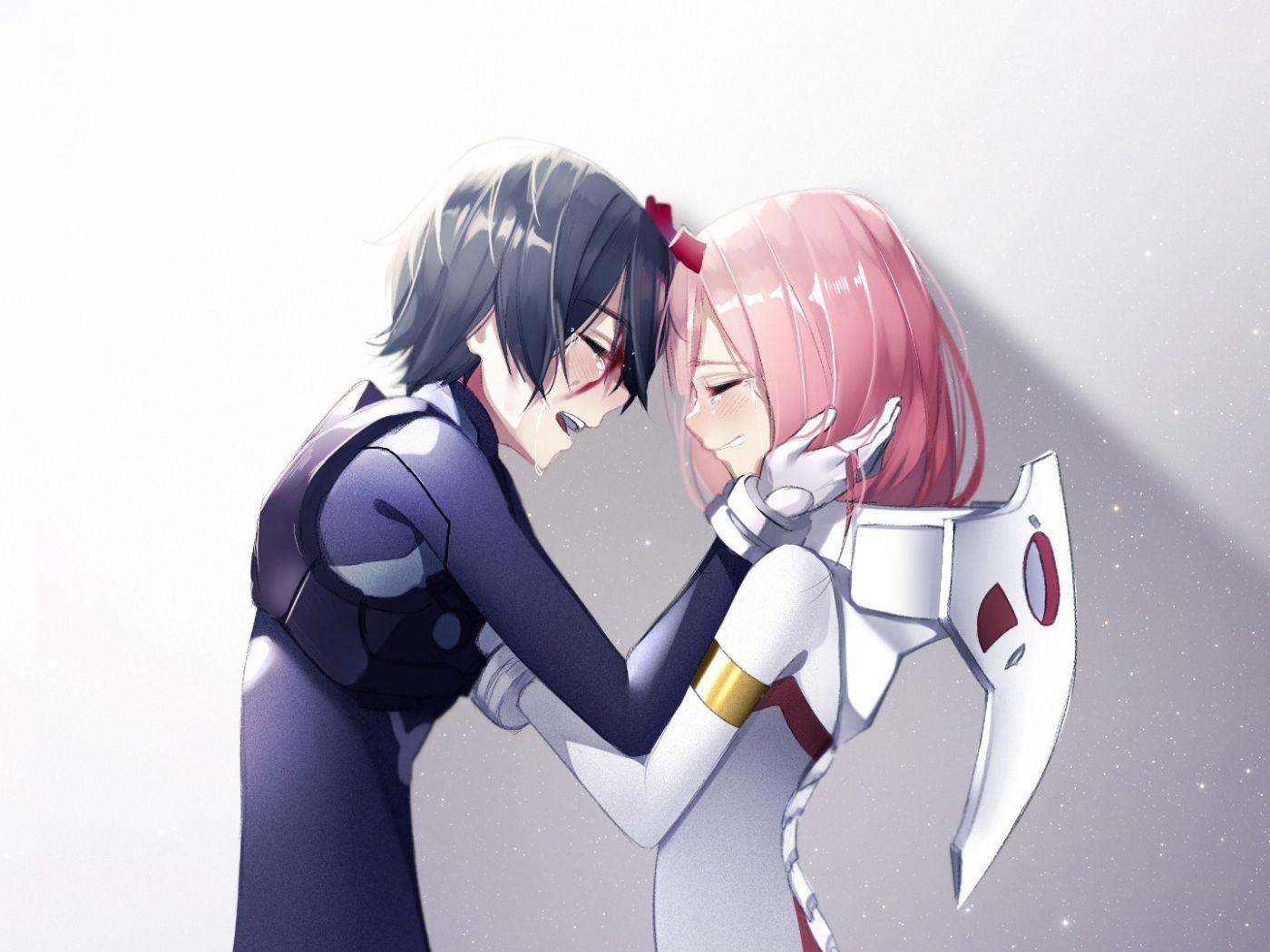 1400x1050 Download 1400x1050 wallpaper zero two and hiro, anime, couple, standard 4: fullscreen, 1400x1050 HD image, background, 6576