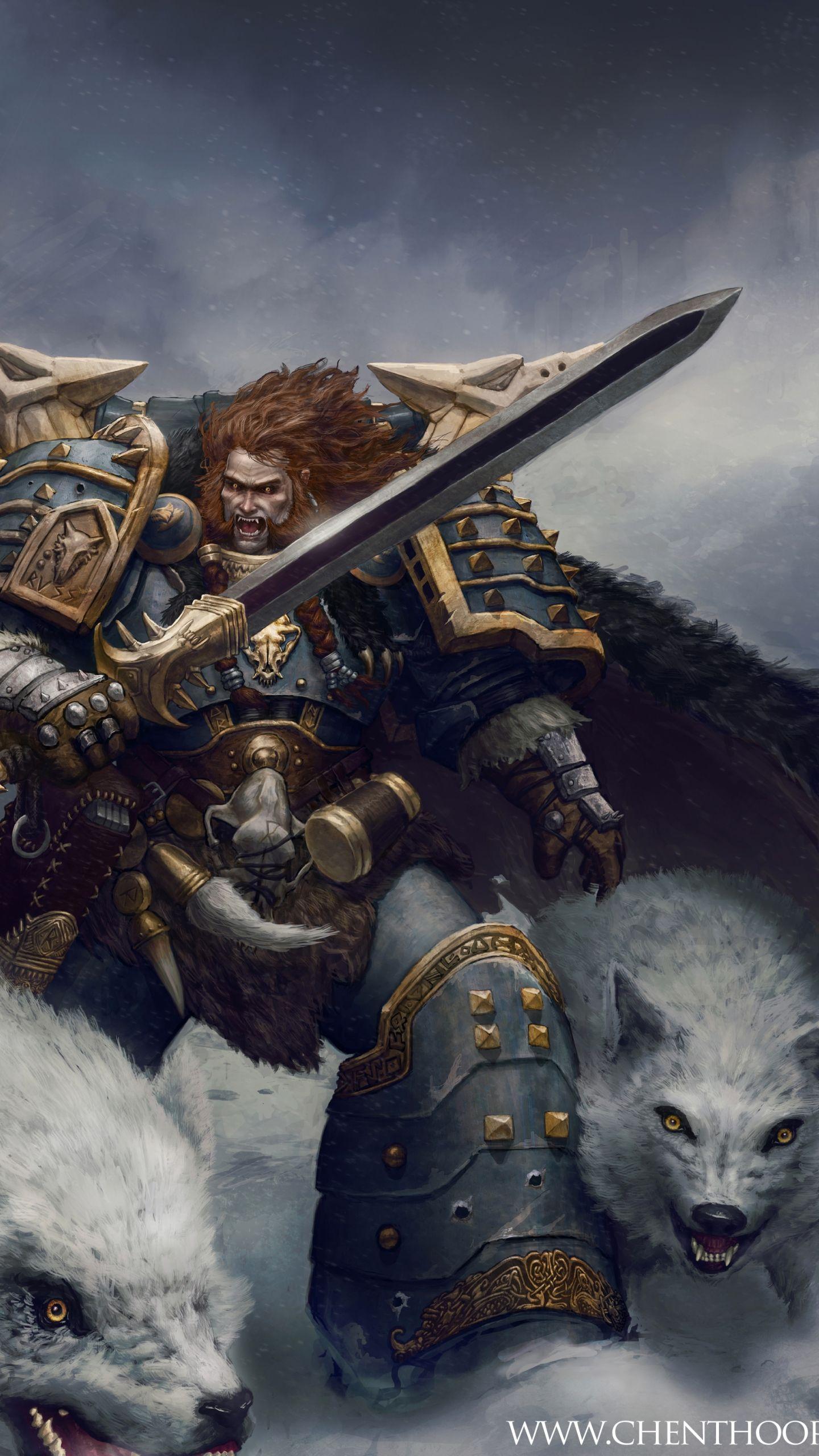 Video games snow Warhammer bolter chains Space Wolves wallpaper  1920x1200   255304  WallpaperUP