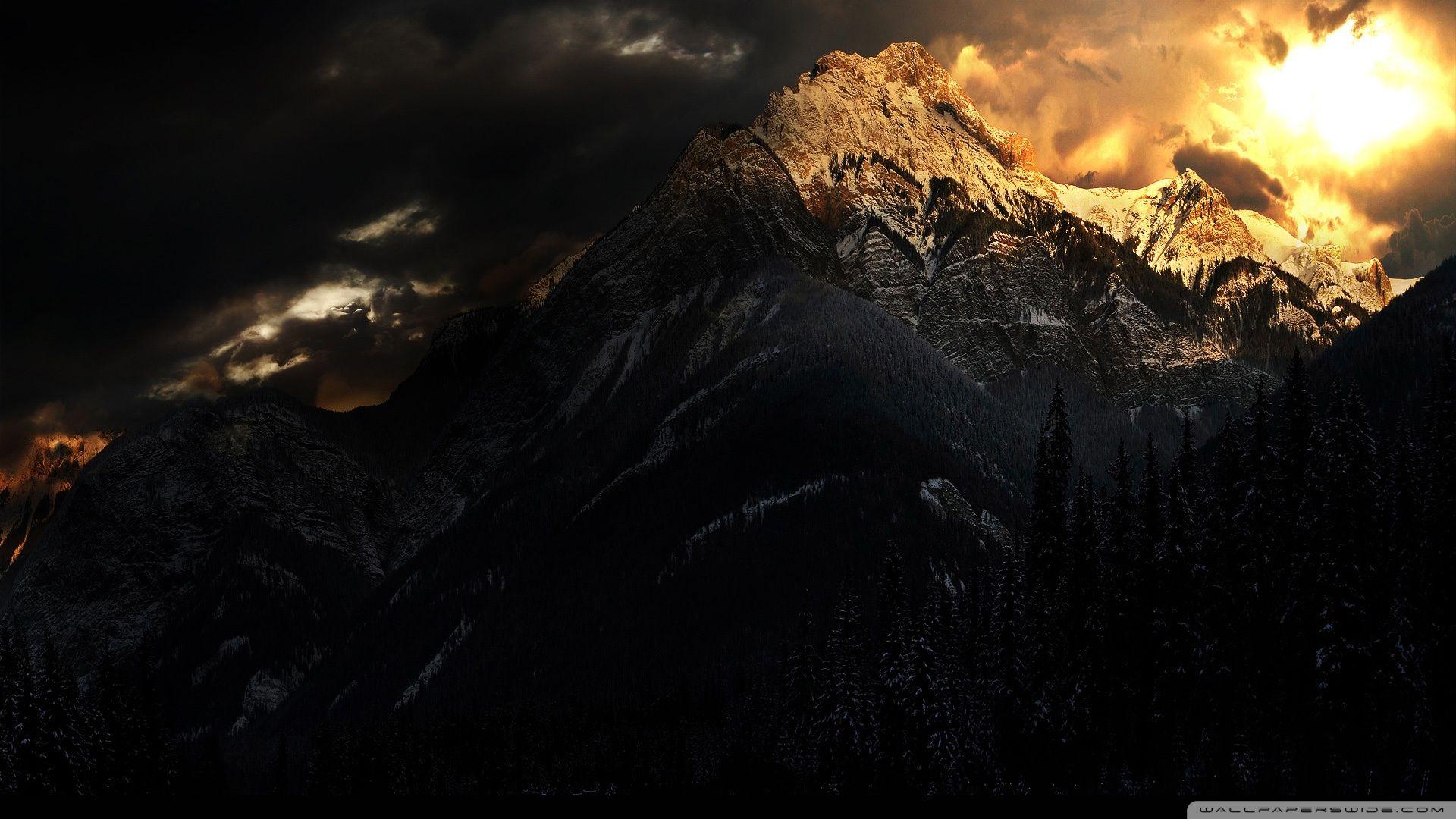 1920x1080 Dark Mountain Ultra HD Desktop Background Wallpaper for 4K UHD TV : Widescreen & UltraWide Desktop & Laptop : Tablet