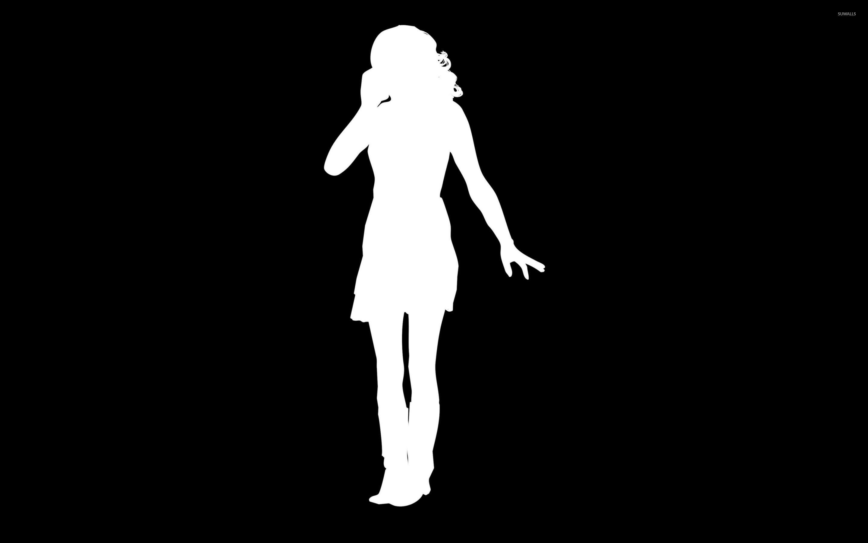 2880x1800 Woman silhouette [2] wallpaper wallpaper