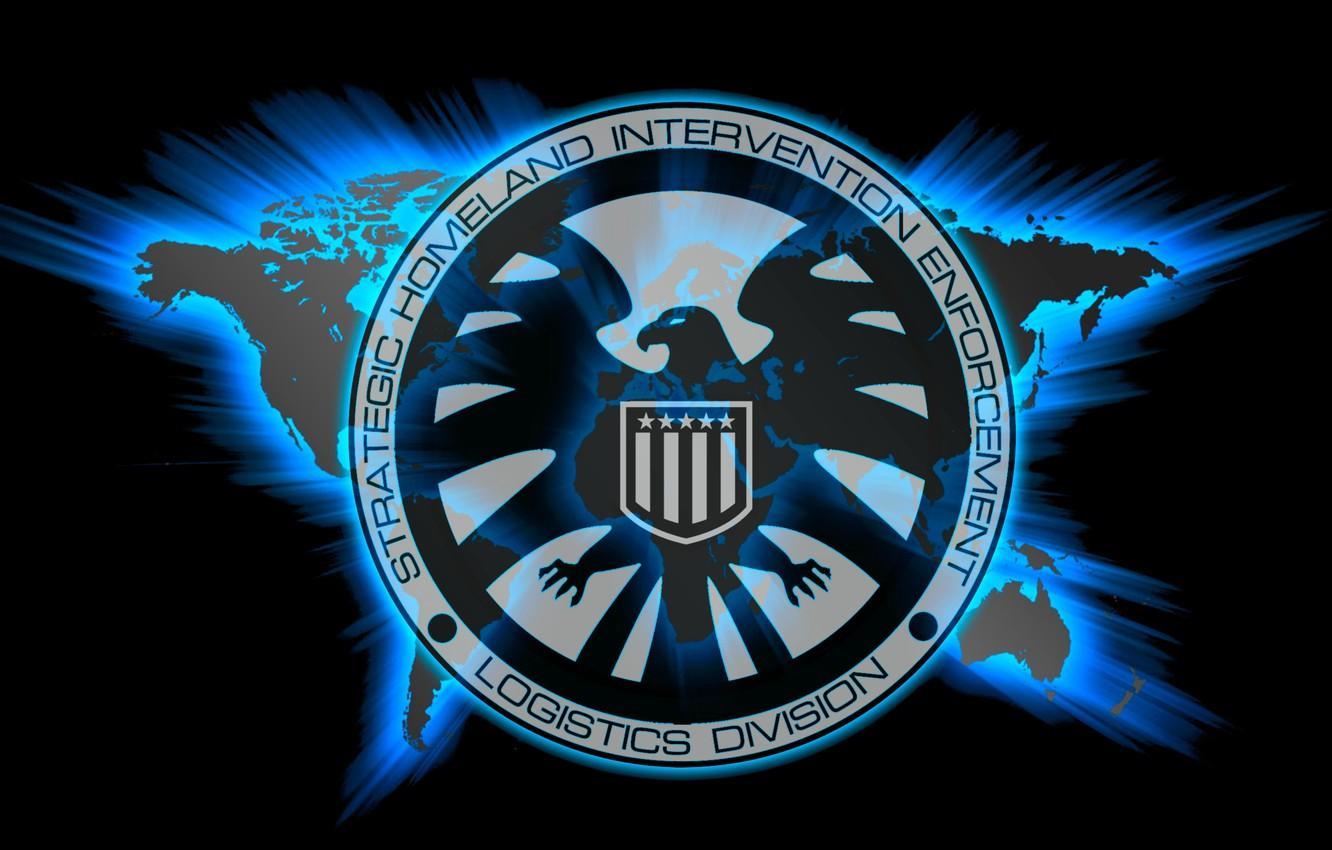 1332x850 Hd Wallpaper Shield Logo Marvel