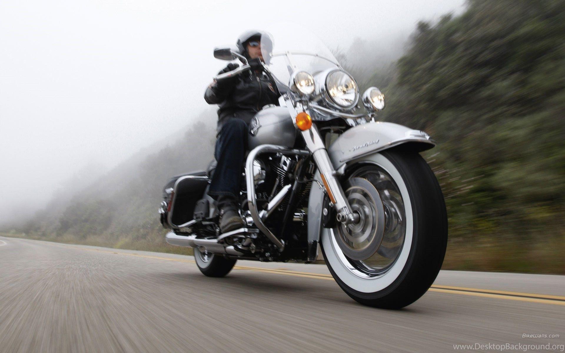 1920x1200 Automotive Wallpaper: Harley Davidson Road King Free Wallpaper. Desktop Background