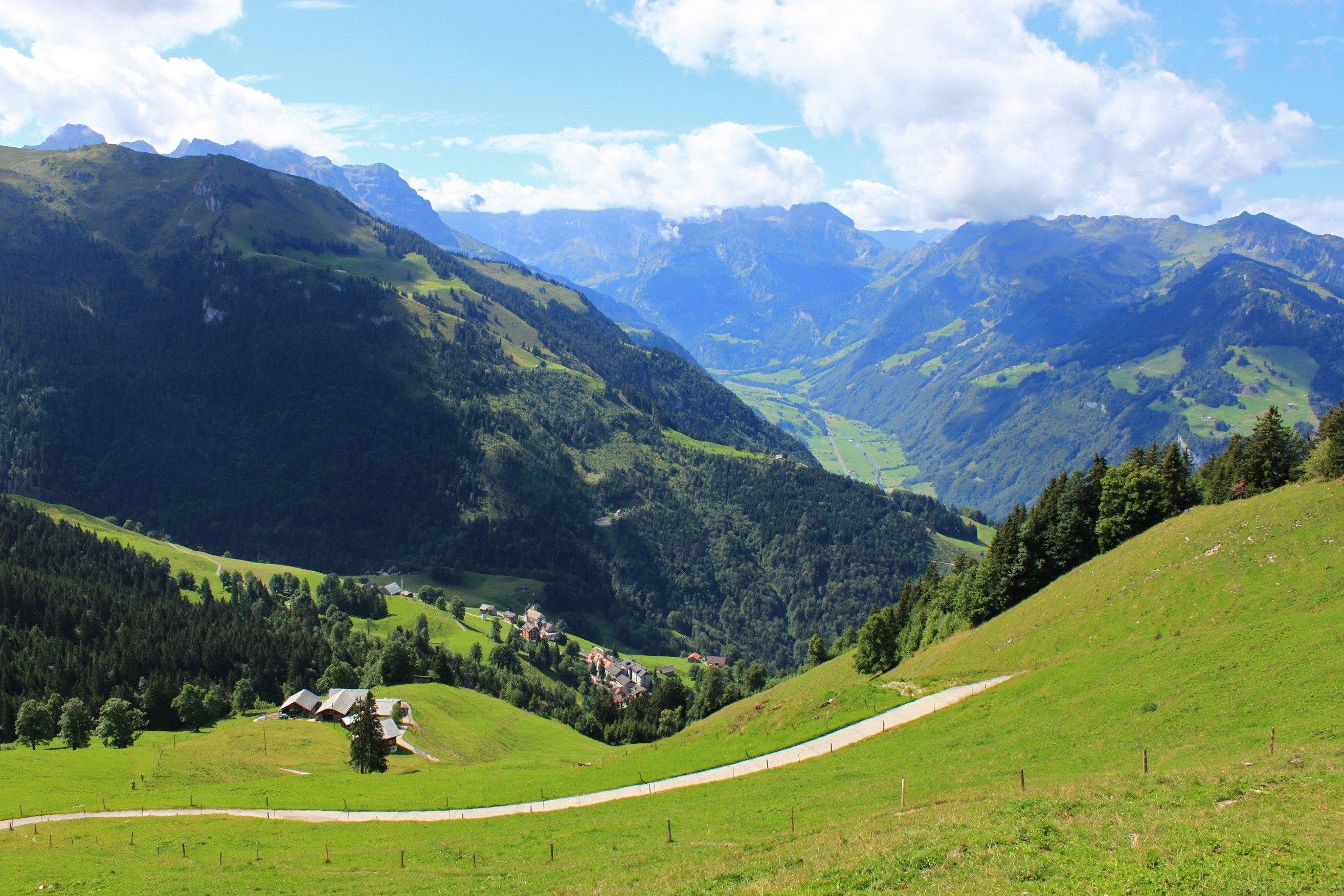 2628x1752 HD Landscape Image Houses, HD Nature Wallpaper, Landscapes, Grass, Flower Background, Amazing, Switzerland, Nature, Forest, Trees, Buildin