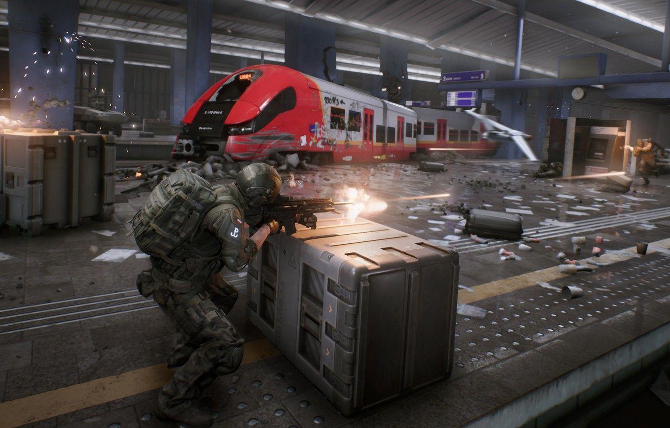 1332x850 Wallpaper metro, the game, soldiers, shootout, World War - for desktop, section игры