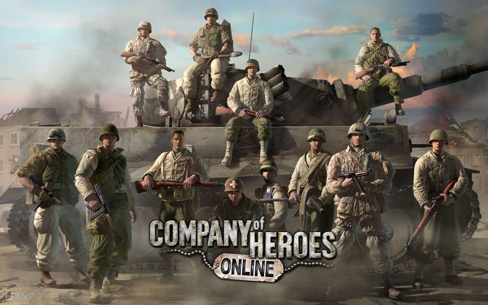 1920x1200 company of heroes online tank chill widescreen wallpaper. HD wallpaper gallery