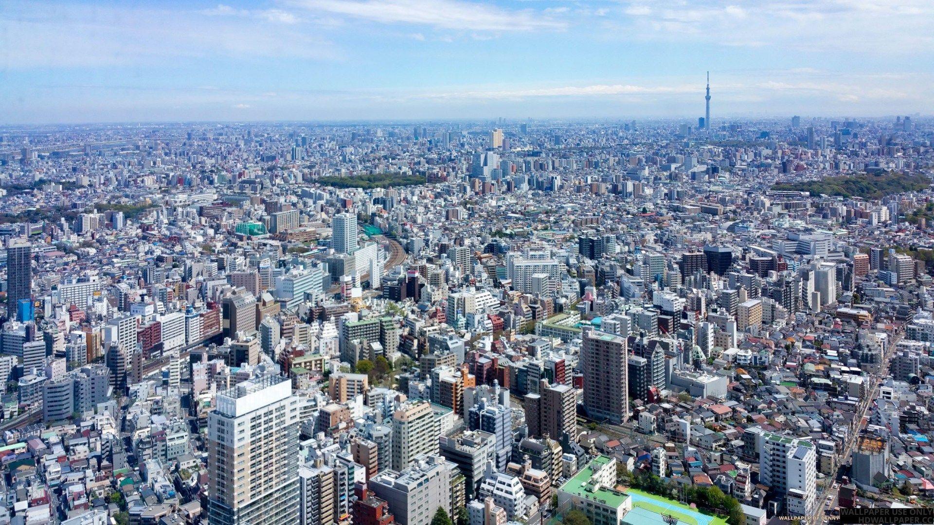 1920x1080 Tokyo Aerial View