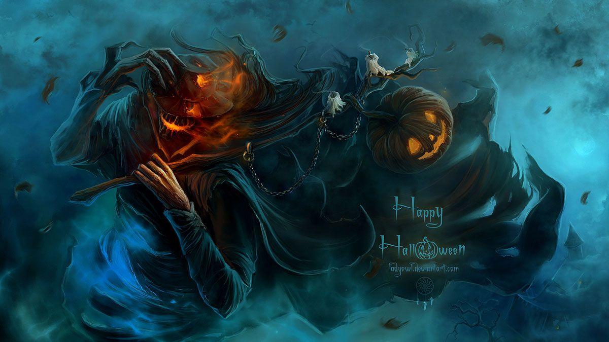 1200x675 halloween wallpaper scarecrow Desktop Wallpaperk HD