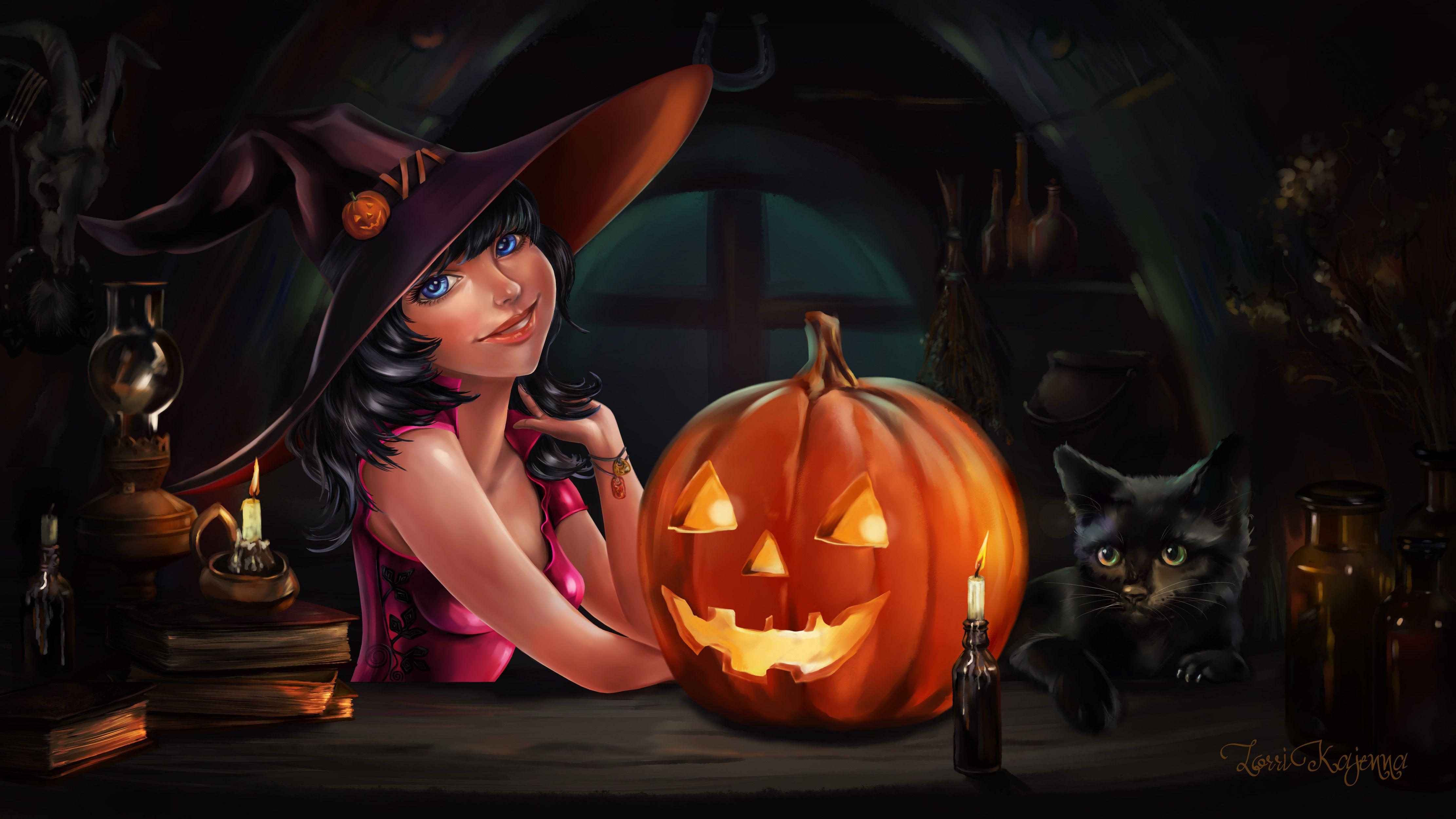 4445x2500 Halloween Desktop Wallpaper HD