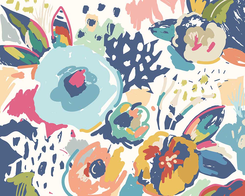 1000x800 Origin Murals Murals Abstract Floral Medium MUR252M