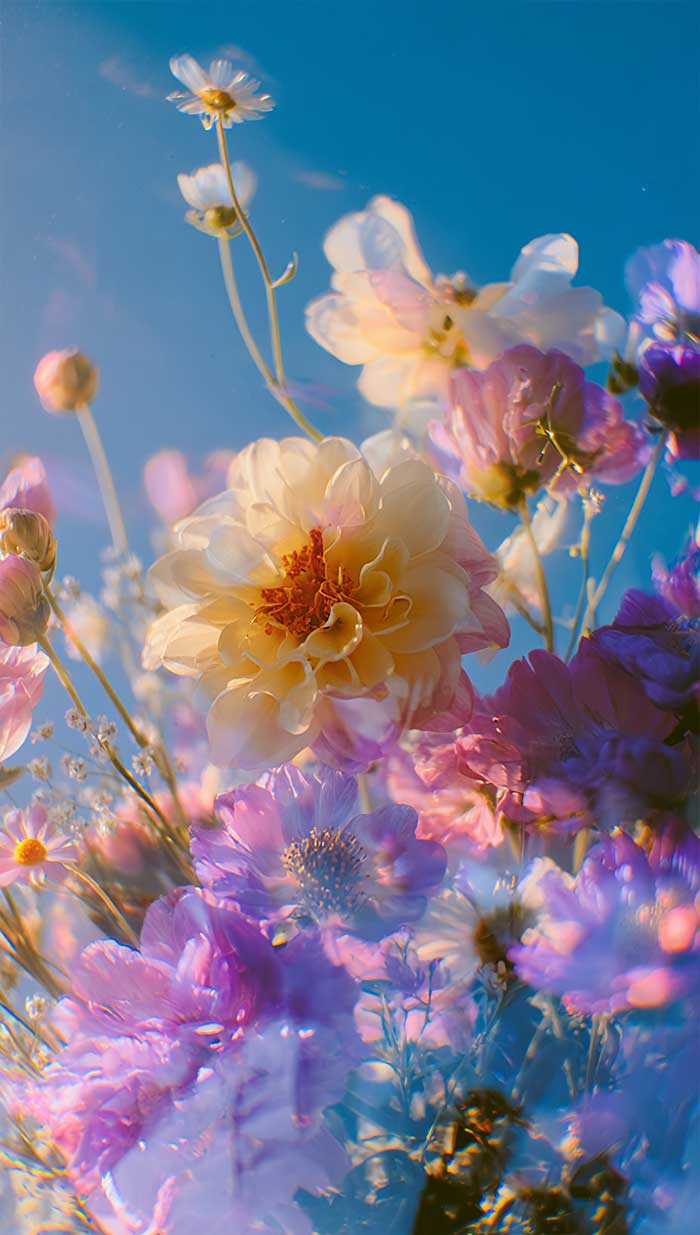 700x1235 Ideas of Aesthetic Floral Wallpaper for iPhone