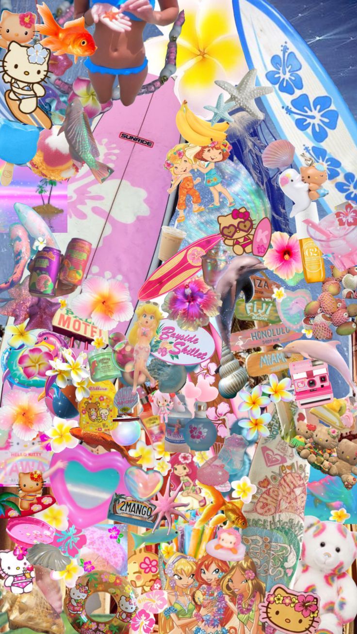 736x1308 Check out grapeeejuicee's Shuffles #tropicalcore #hawaiivibes #cybercore. Coconutcore wallpaper, Tropical y2k wallpaper, Tropical core wallpaper