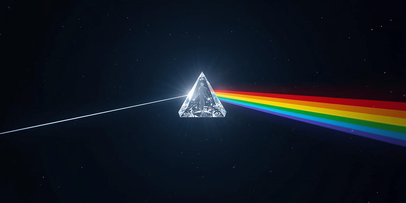 1400x700 Seven Colors, One Light: Your Body as a Prism of Consciousness. by Oğuz Birinci. New Earth Consciousness