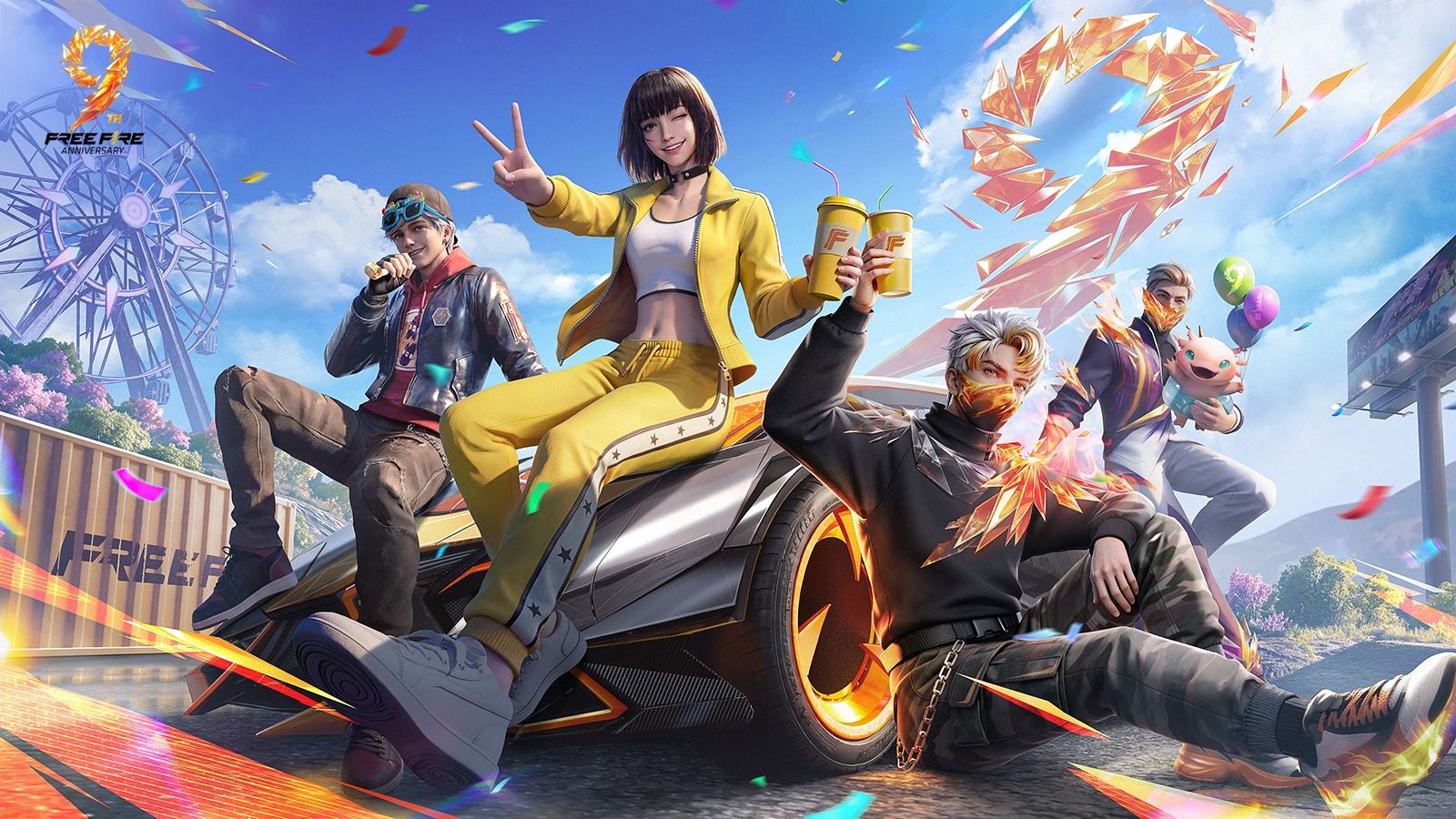1600x900 Garena Free Fire Unleashes Its 9th Anniversary With The Biggest Social And In Game Celebration