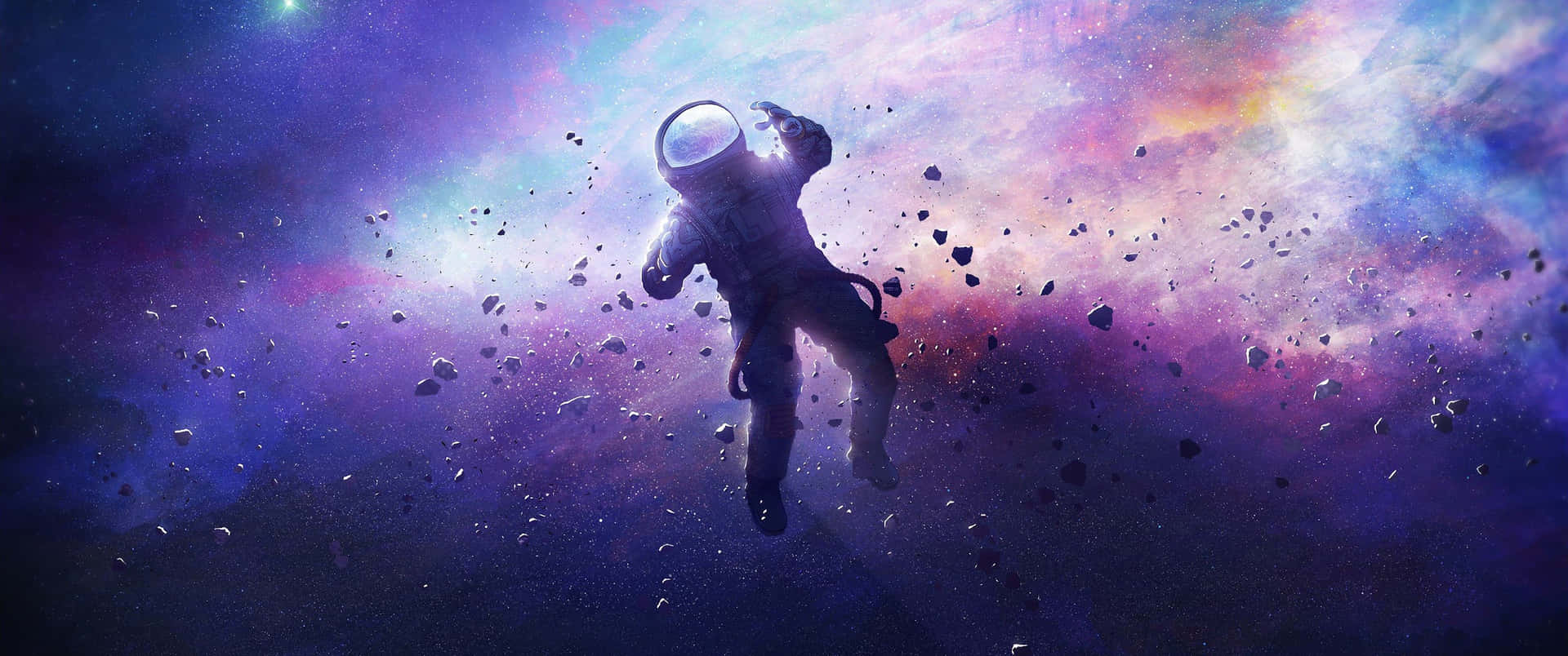 1920x804 Download Ultra Wide 3440 x 1440 Astronaut Space Wallpaper