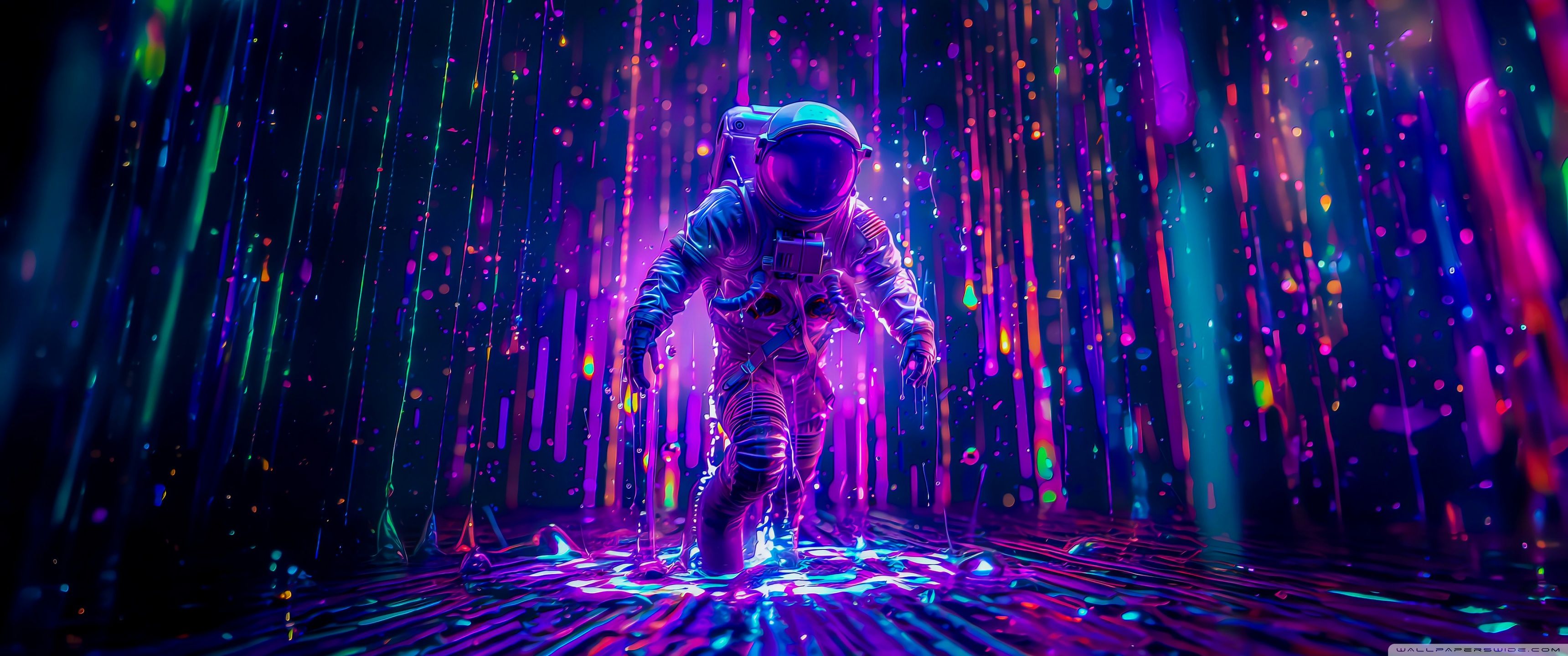 3440x1440 Spaceman Exploring the Wonders of Space 4K UHD Wallpaper for UltraHD Desktop and TV : Widescreen and UltraWide Display : Dual Monitor : Smartphone and Tablet Devices