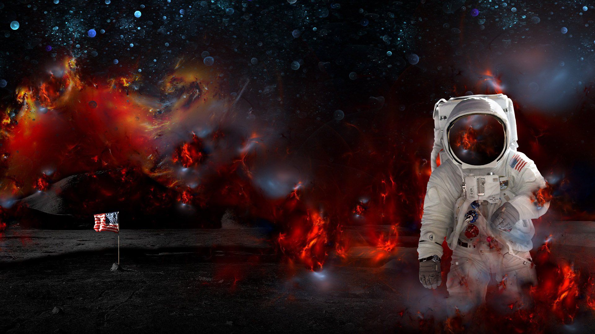1920x1080 Desktop wallpaper: Sci Fi, Astronaut 4K free download for PC. 757568