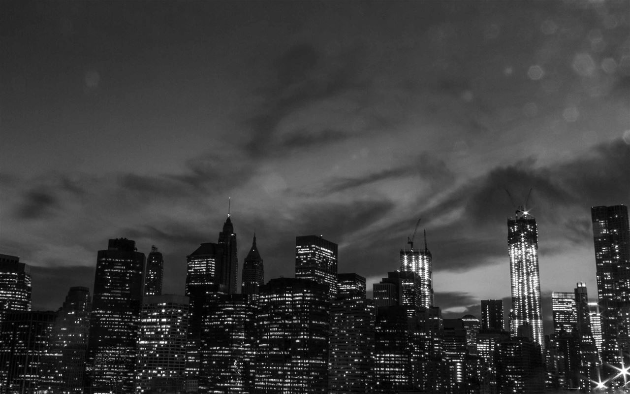 1280x800 New York City Black And White Mac Wallpaper Download