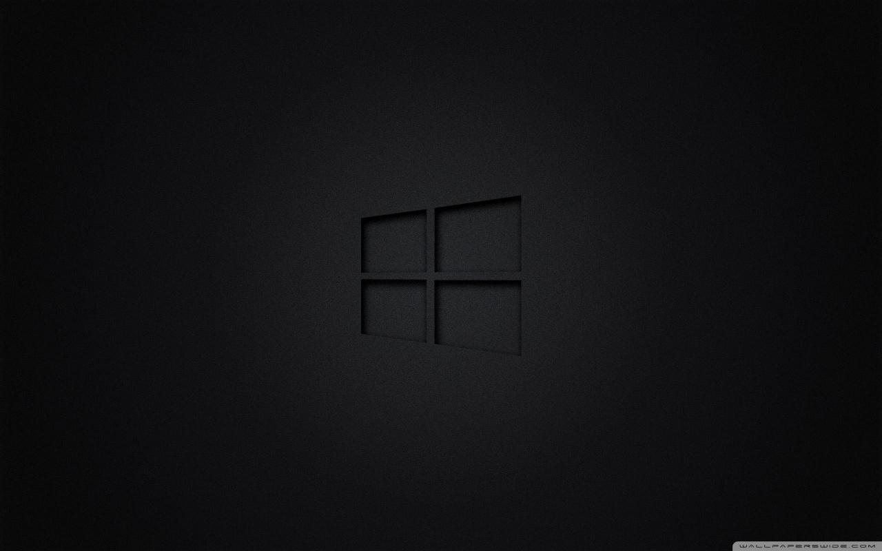 1280x800 Plain Black Desktop Wallpaper