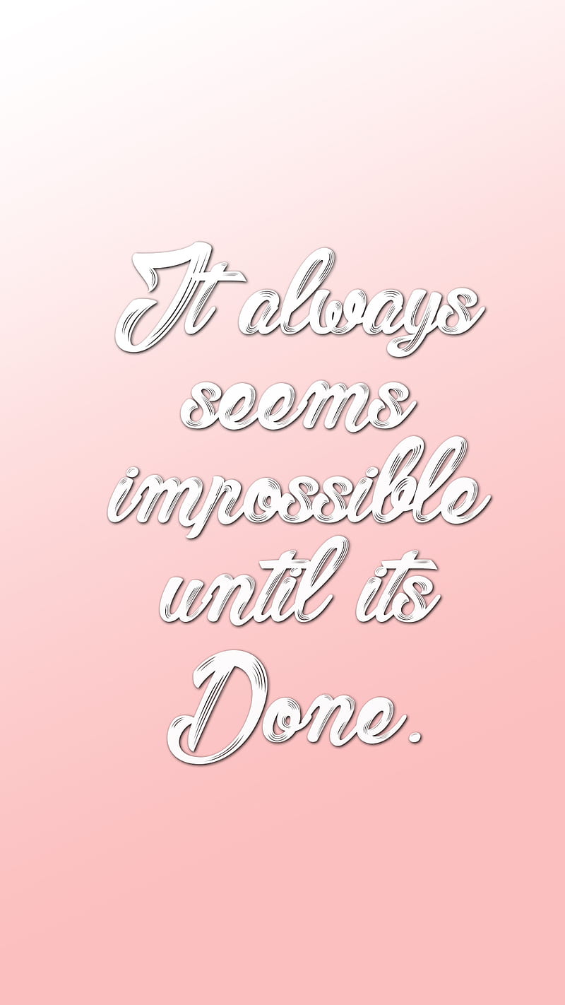 800x1422 Seems Impossible, pink, quotes, saying, special, HD phone wallpaper