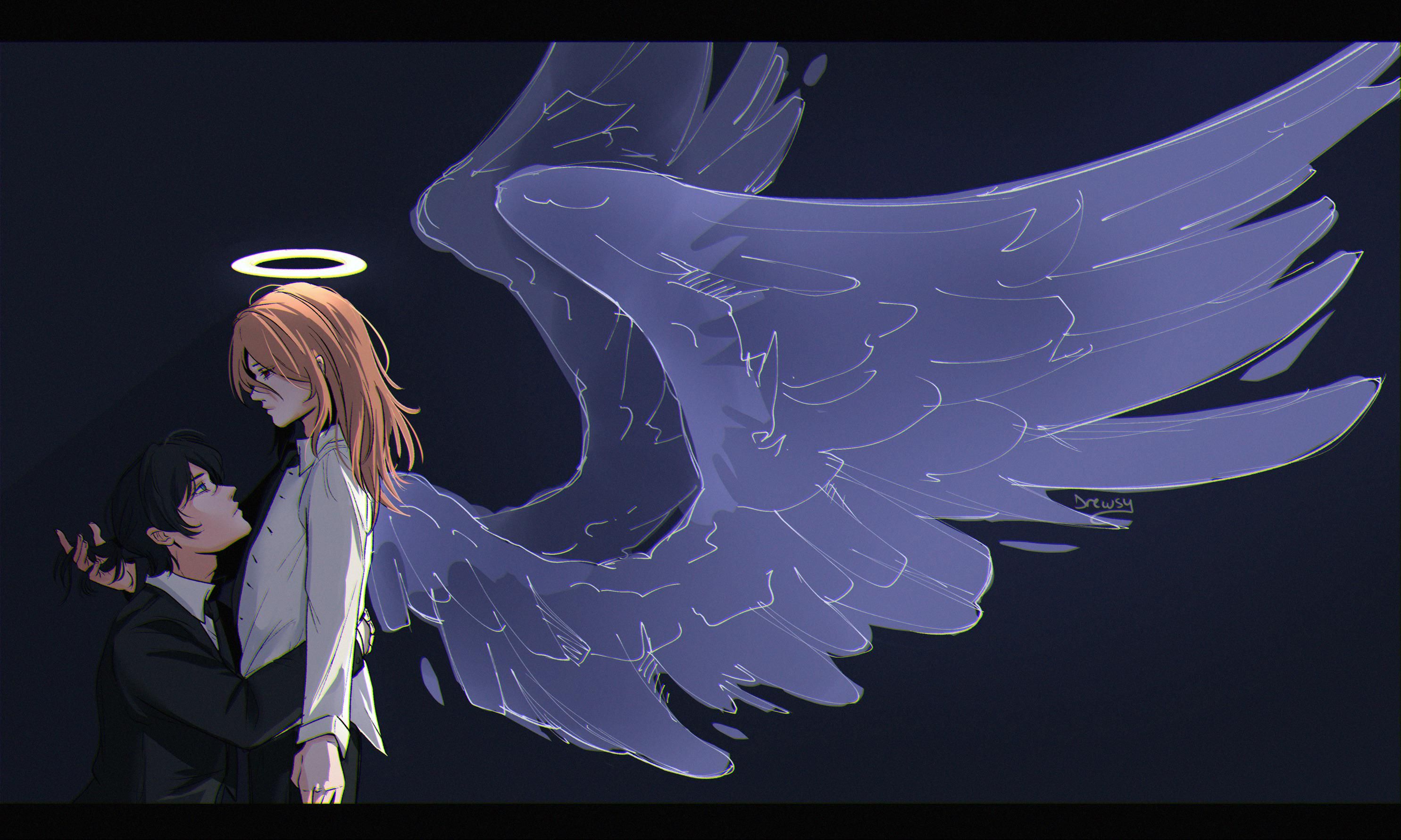 2970x1782 AkiAngel. Red or Blue?