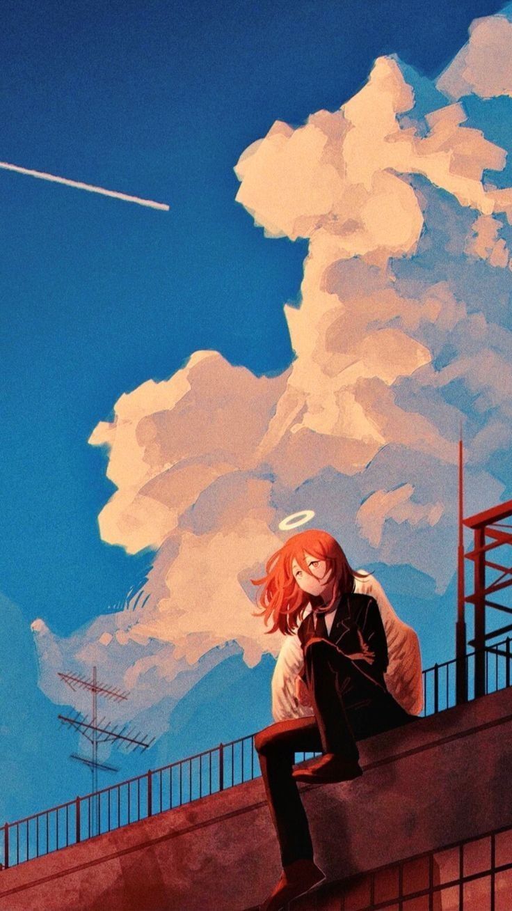 736x1308 Chainsaw Man Angel Wallpaper