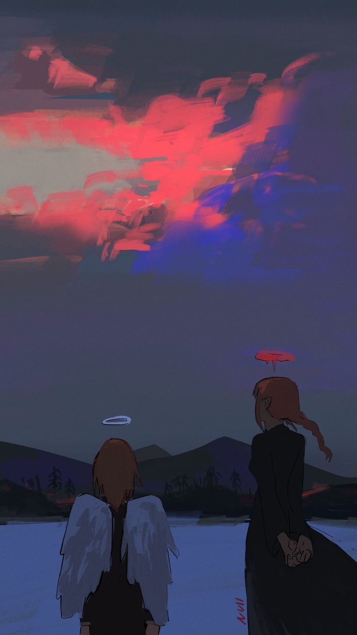736x1309 Power csm background. Makima and angel, Akiangel wallpaper, Makima chainsaw man