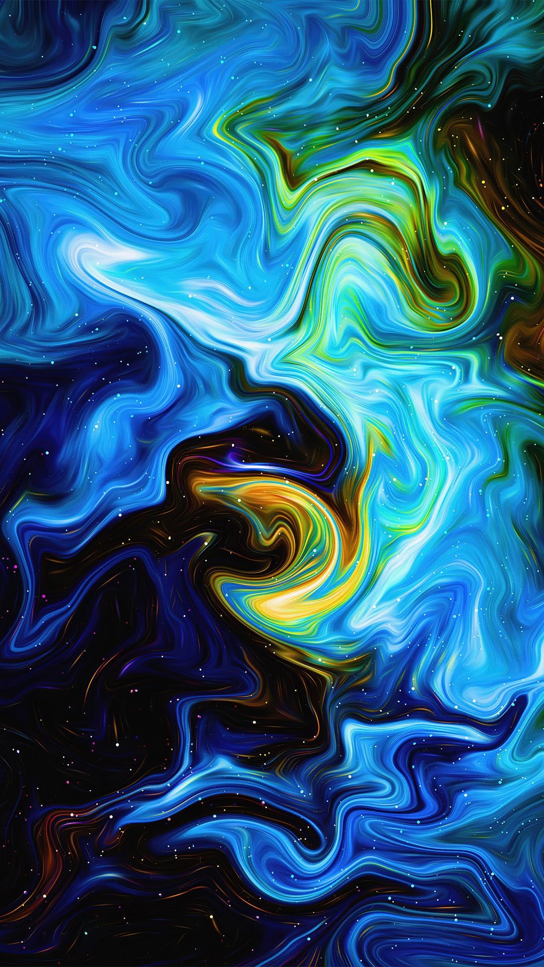 1080x1920 Digital paint Wallpaper 4K, Abstract background