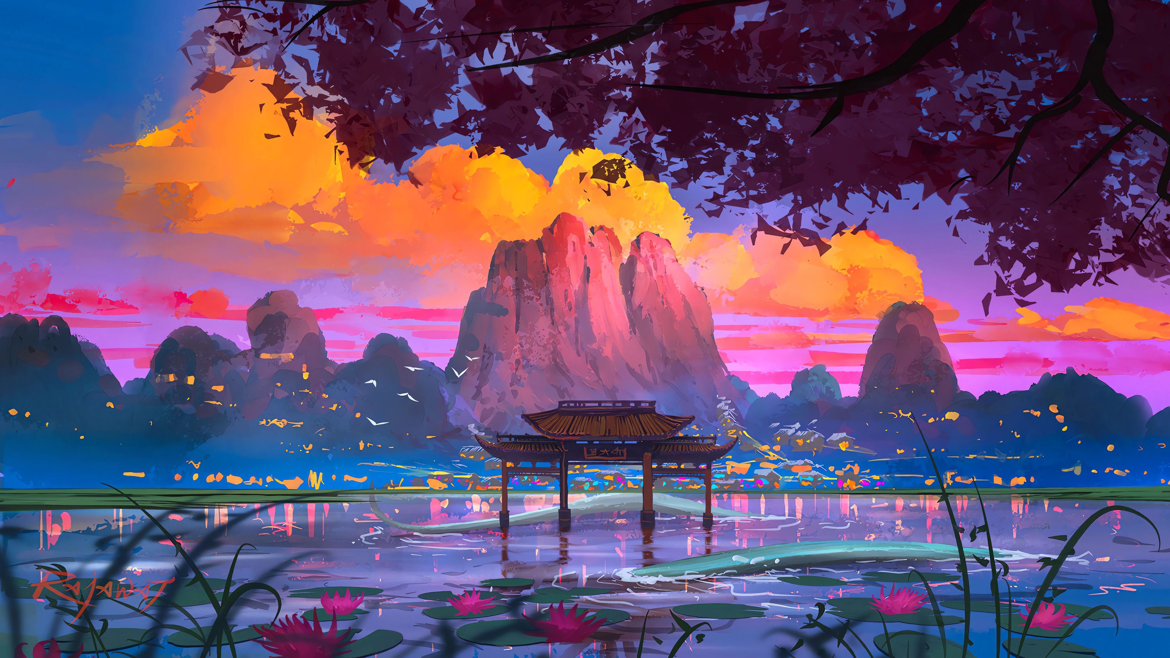 3840x2160 Fantasy Scenery Art Wallpaper 4K HD PC a