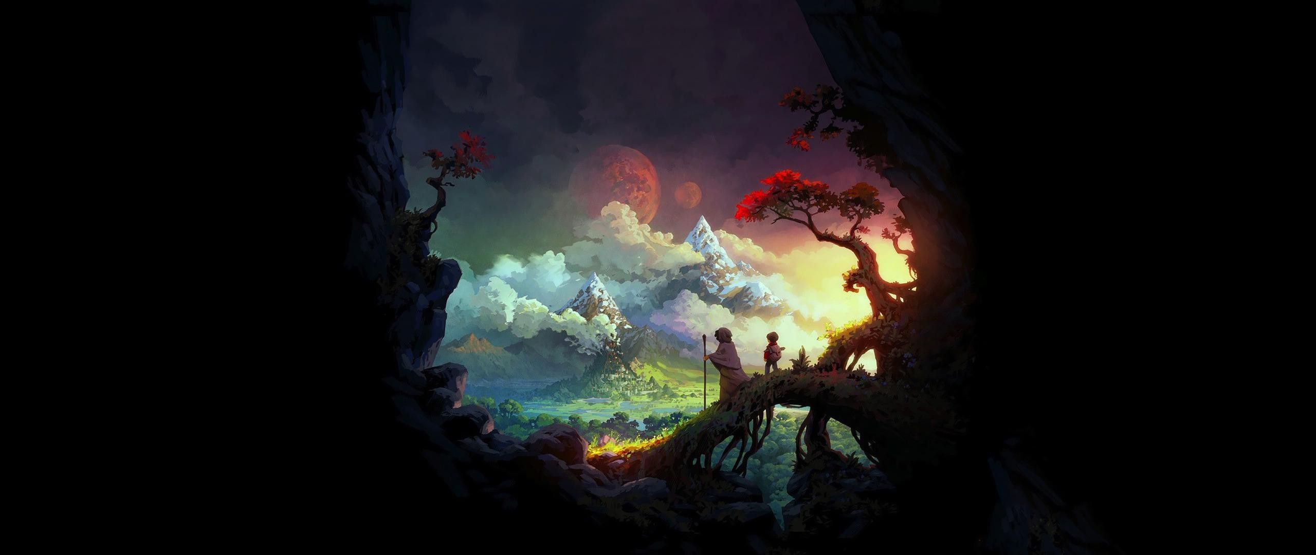2560x1080 ultra wide, Painting, Fantasy art Wallpaper HD / Desktop and Mobile Background