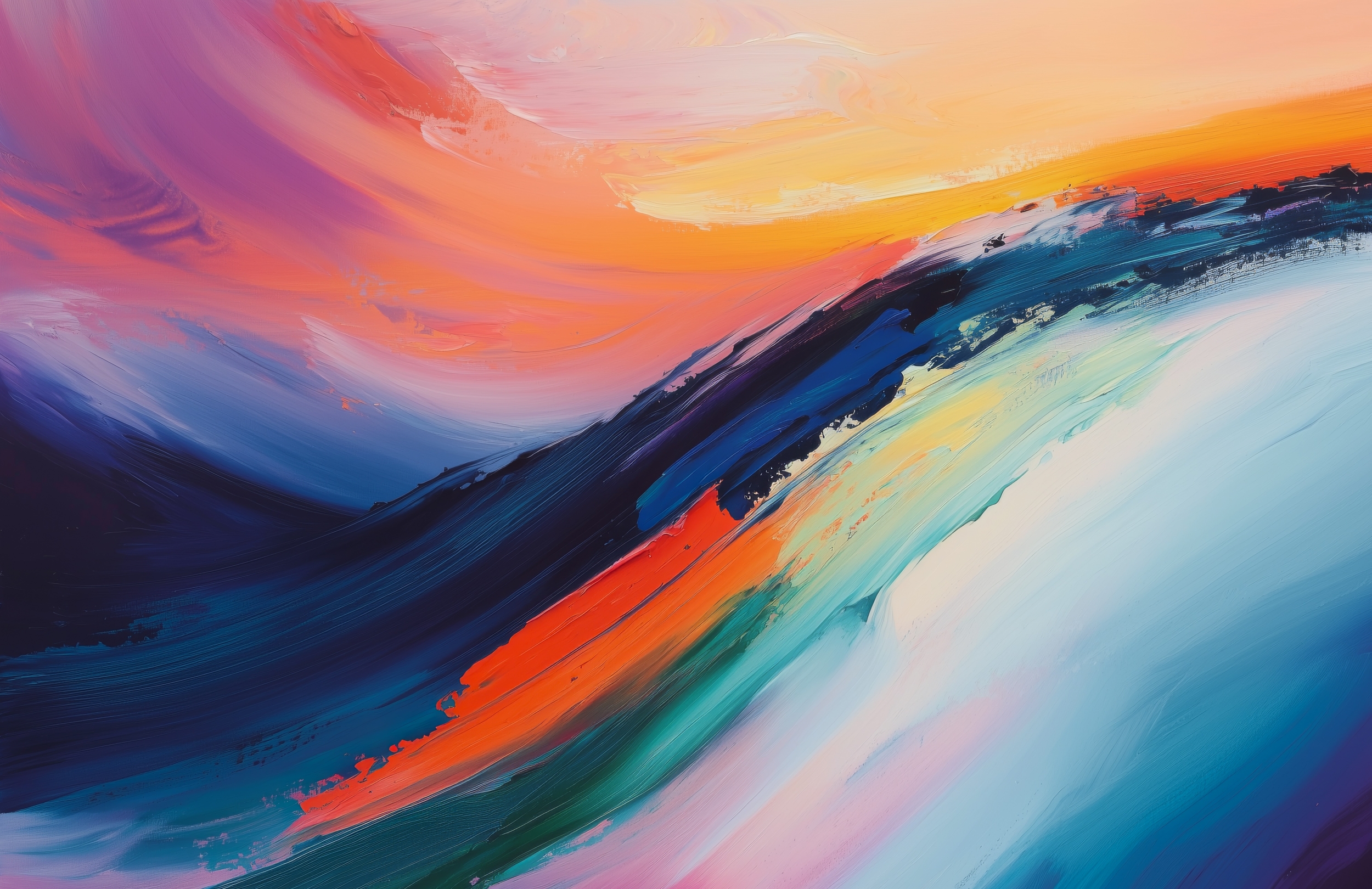 2500x1620 Colorful Painting Acrylic Artist Texture