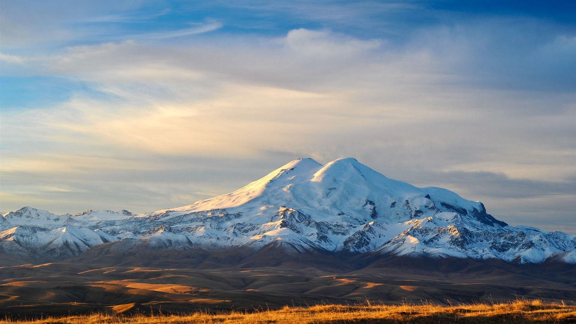 1920x1080 Russia Highest Mountain Nature Scenery Wallpaper