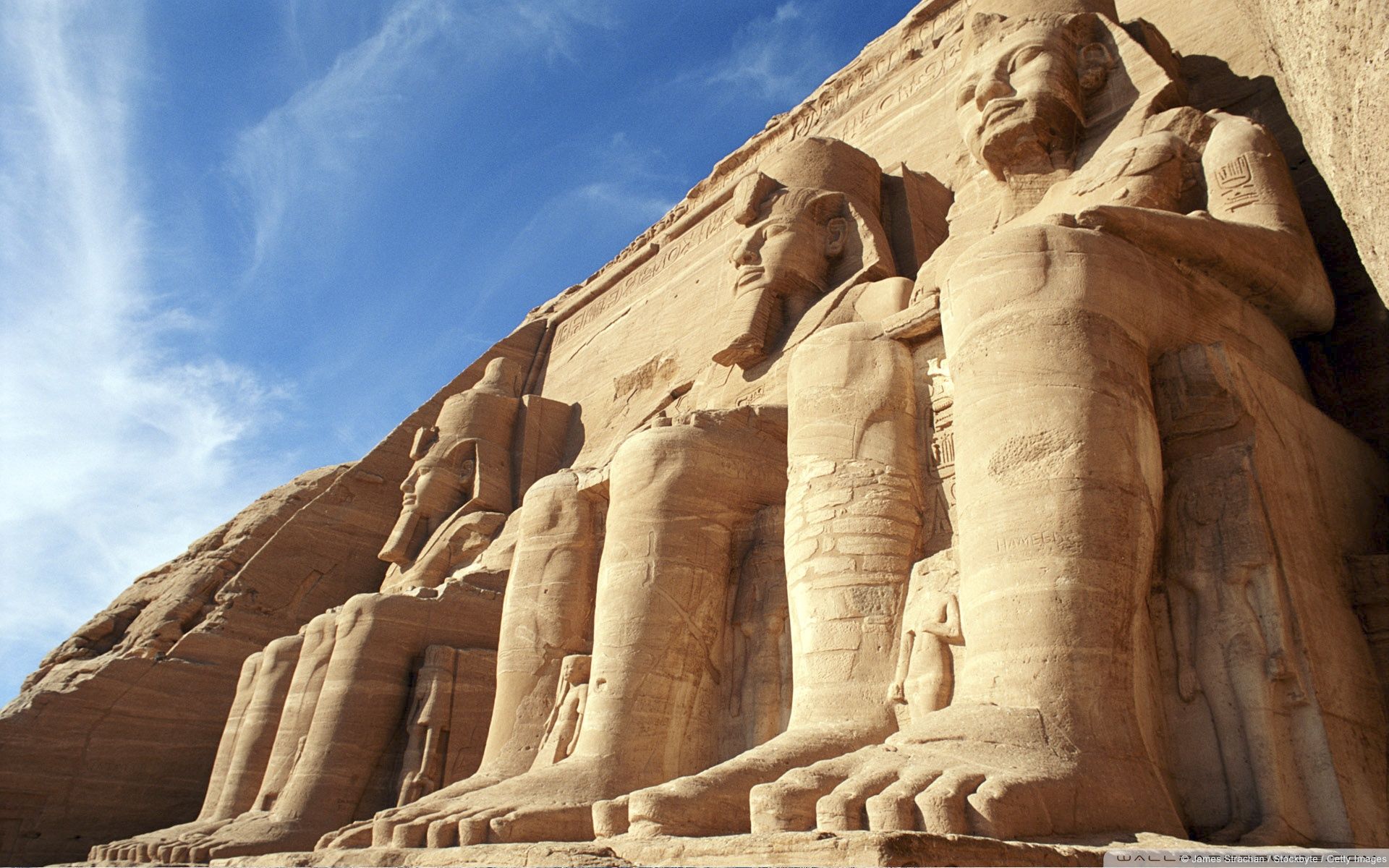 1920x1200 Temple of Ramesses II Abu Simbel (Aswan, Egypt) 4K UHD Wallpaper for UltraHD Desktop and TV : Widescreen and UltraWide Display