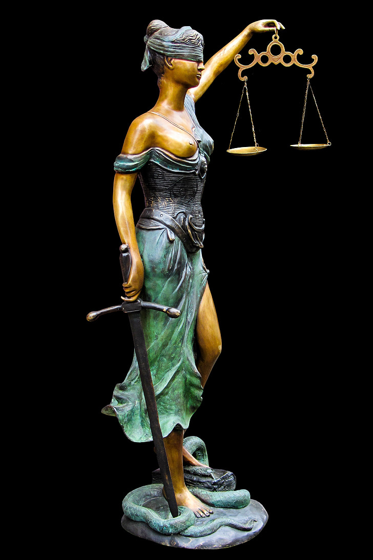 728x1093 Royalty Free Photo: Photo Of Lady Justice Statue