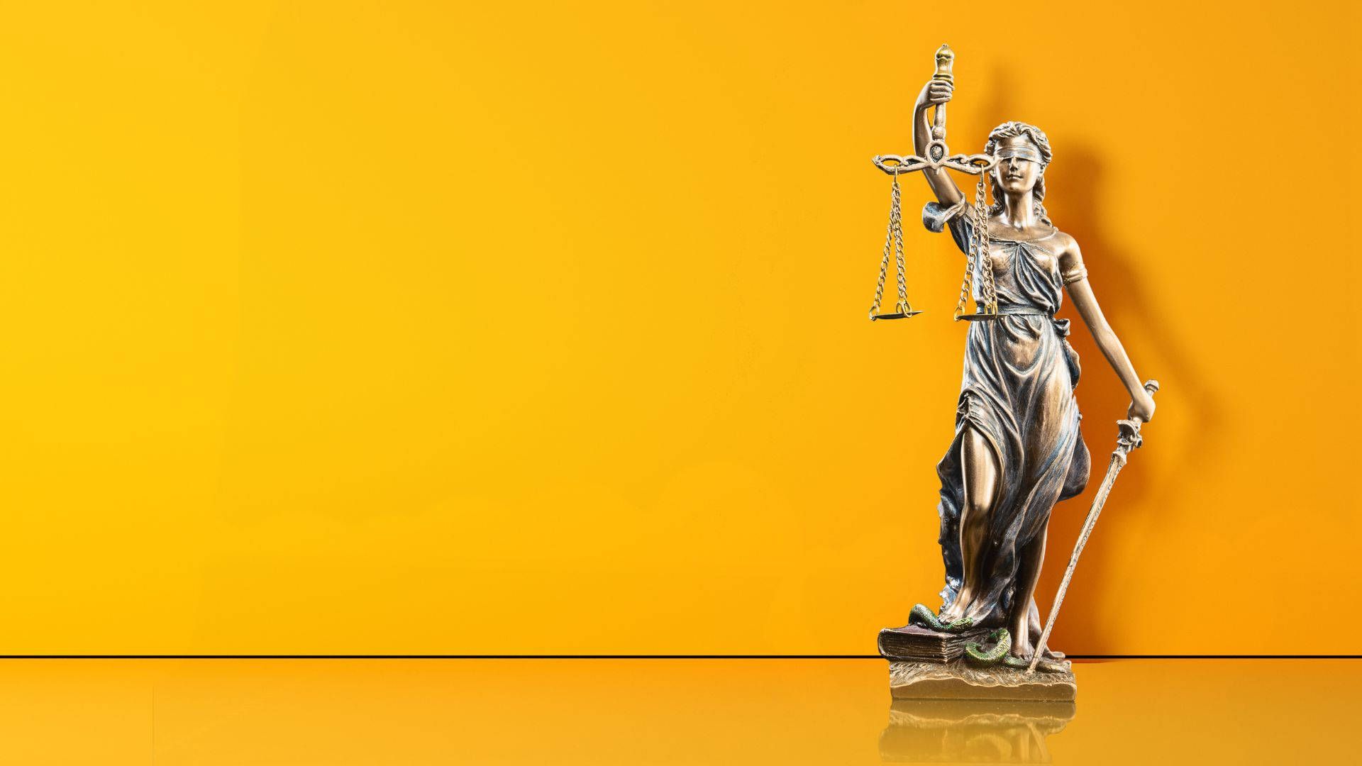 1920x1080 Download Lady Justice Golden Yellow Wallpaper