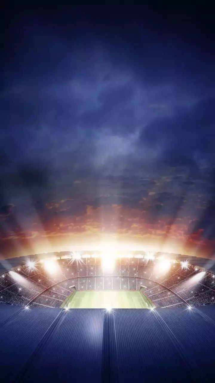 720x1280 Soccer Stadium at Night. Football stadium background 4k, Stadium lights background for editing, Wallpaper sepak bola