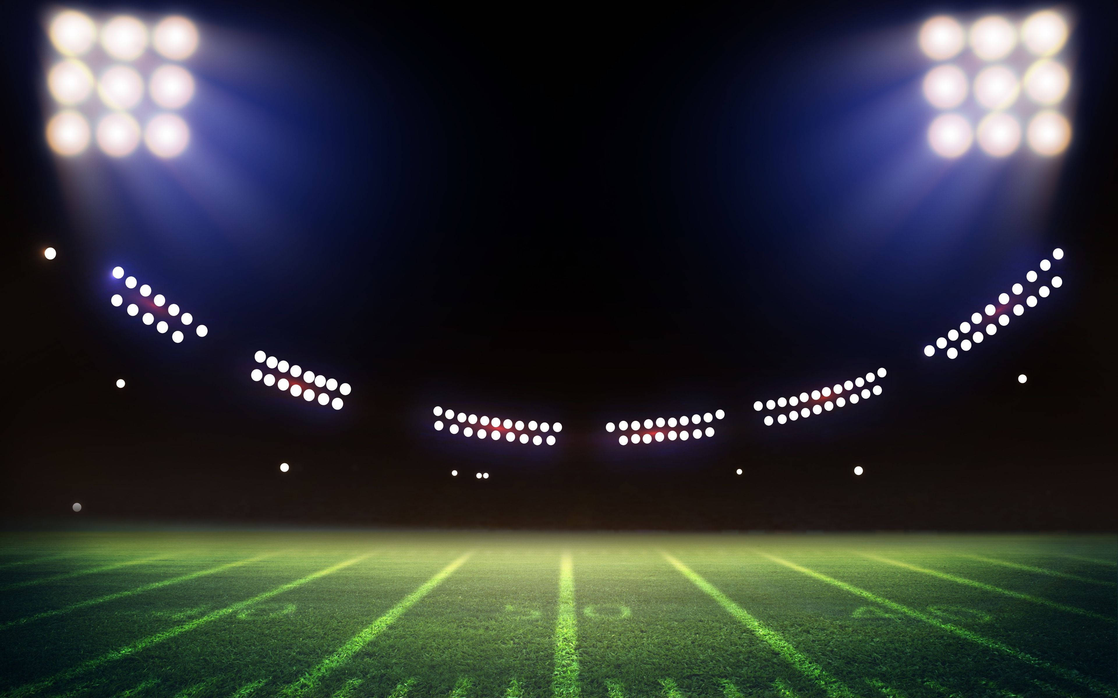 3840x2400 Download Football Stadium Lights Wallpaper