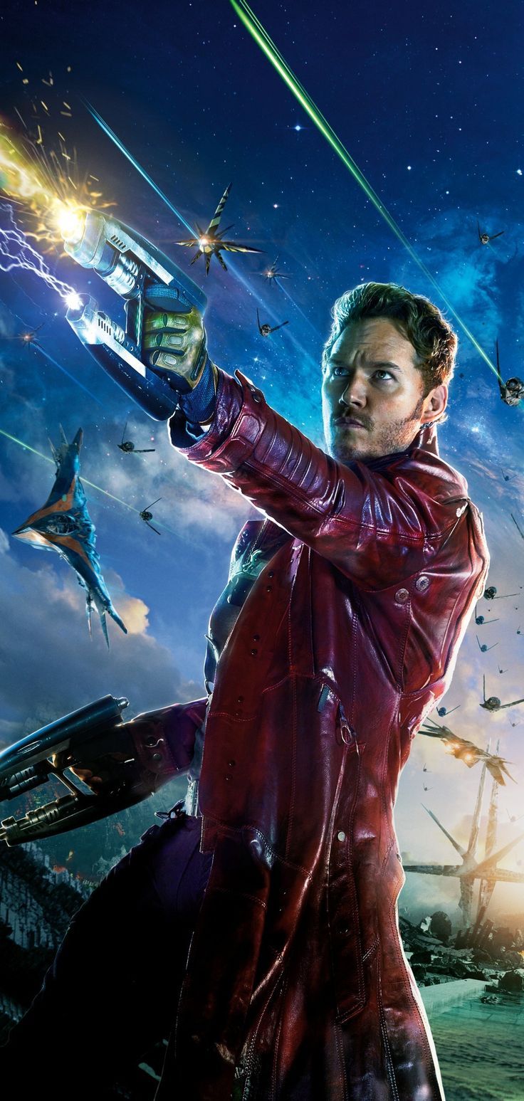 736x1547 Star Lord in Guardians Of The Galaxy (2014) Phone Wallpaper