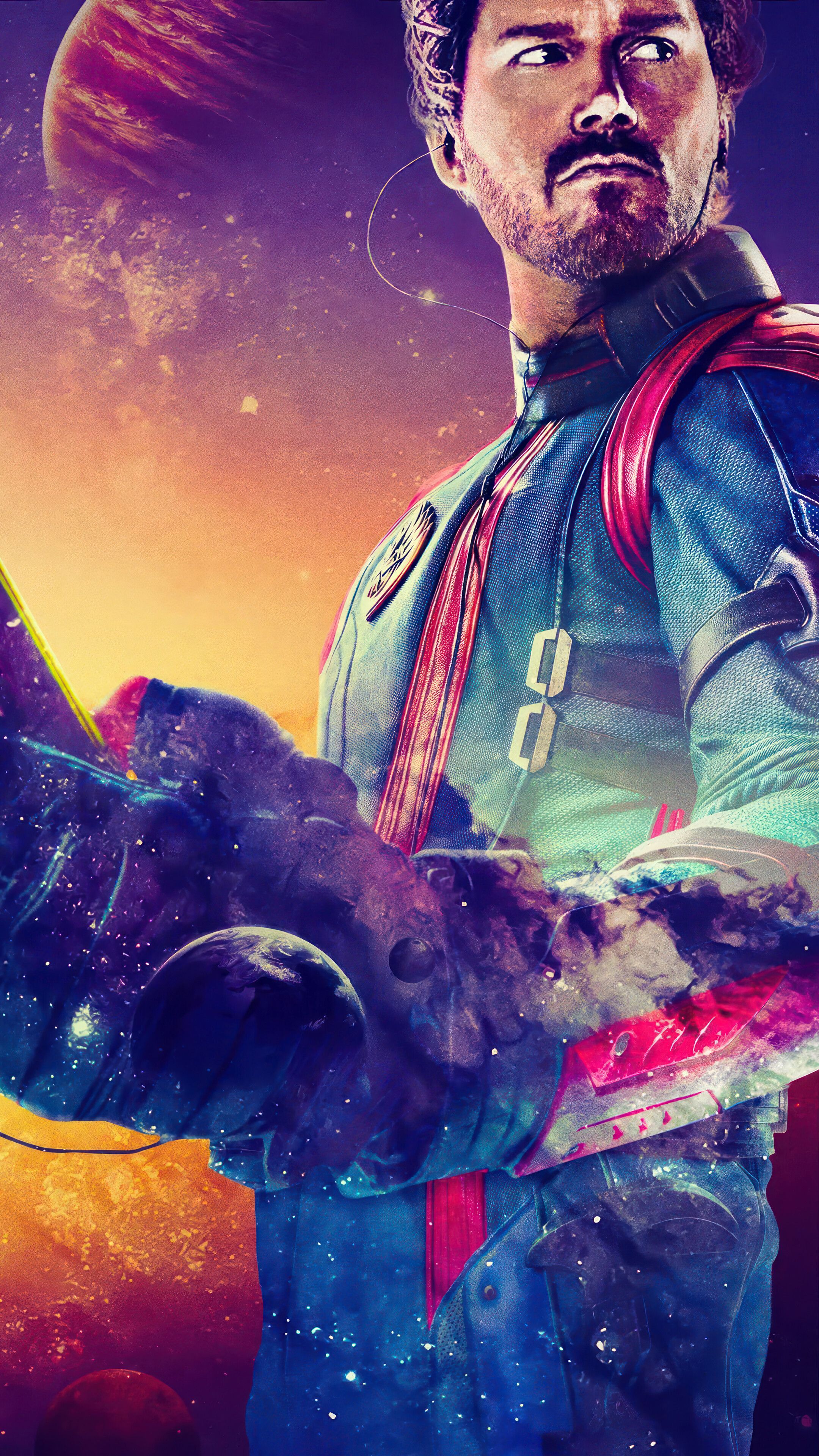 2160x3840 Star Lord Guardians Of The Galaxy 3 Poster 4K Wallpaper IPhone HD Phone K