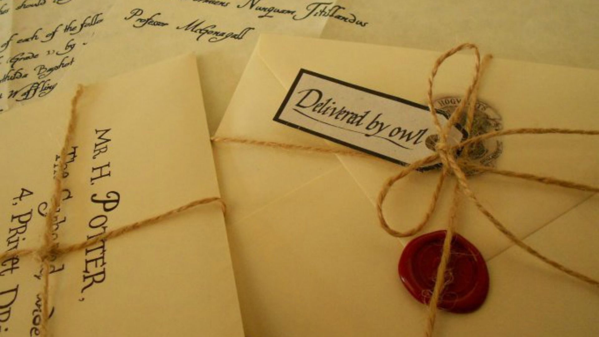 1920x1080 A Hogwarts acceptance letter is the perfect surprise for every Potterhead