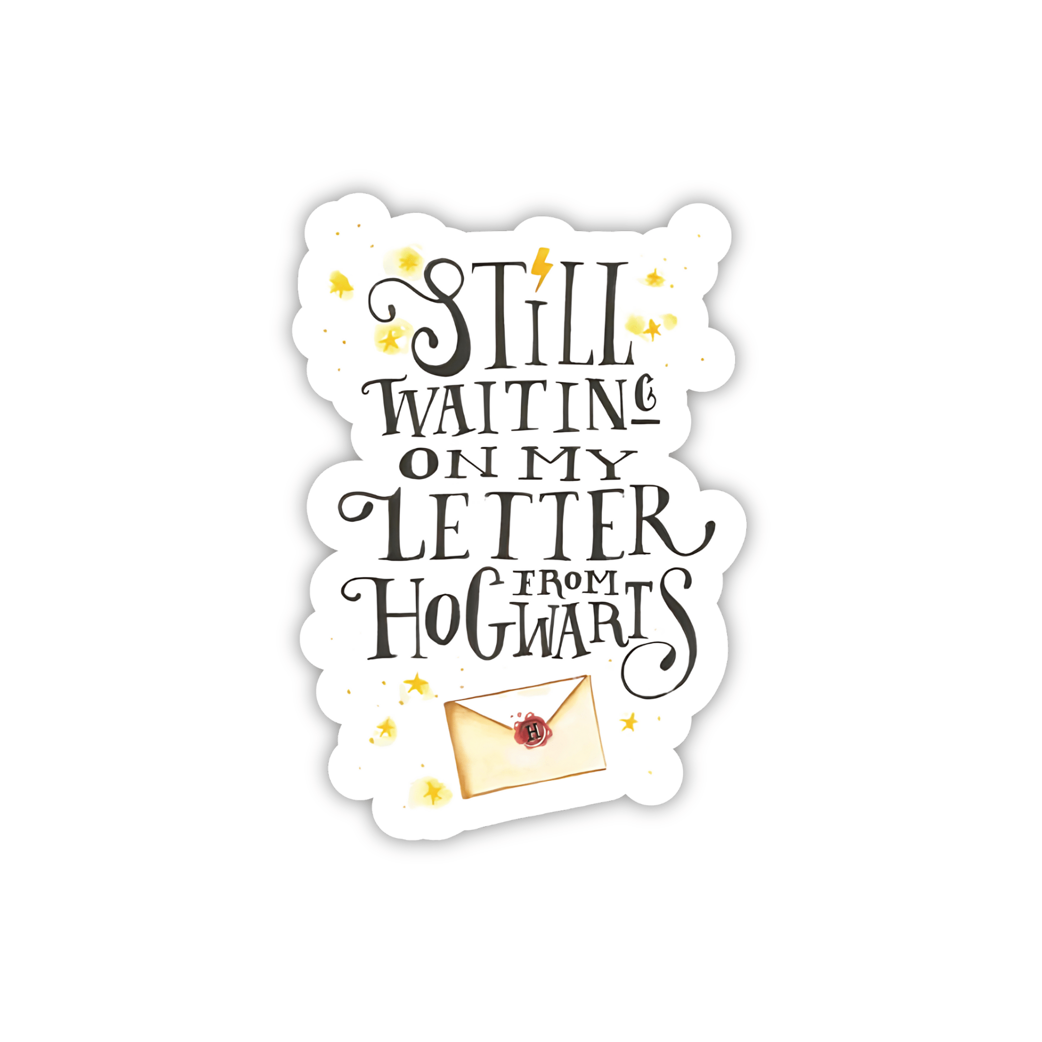 2048x2048 Still Waiting For My Hogwarts Letter Sticker. Harry Potter Aesthetic Vinyl Sticker. Snap Magicians India