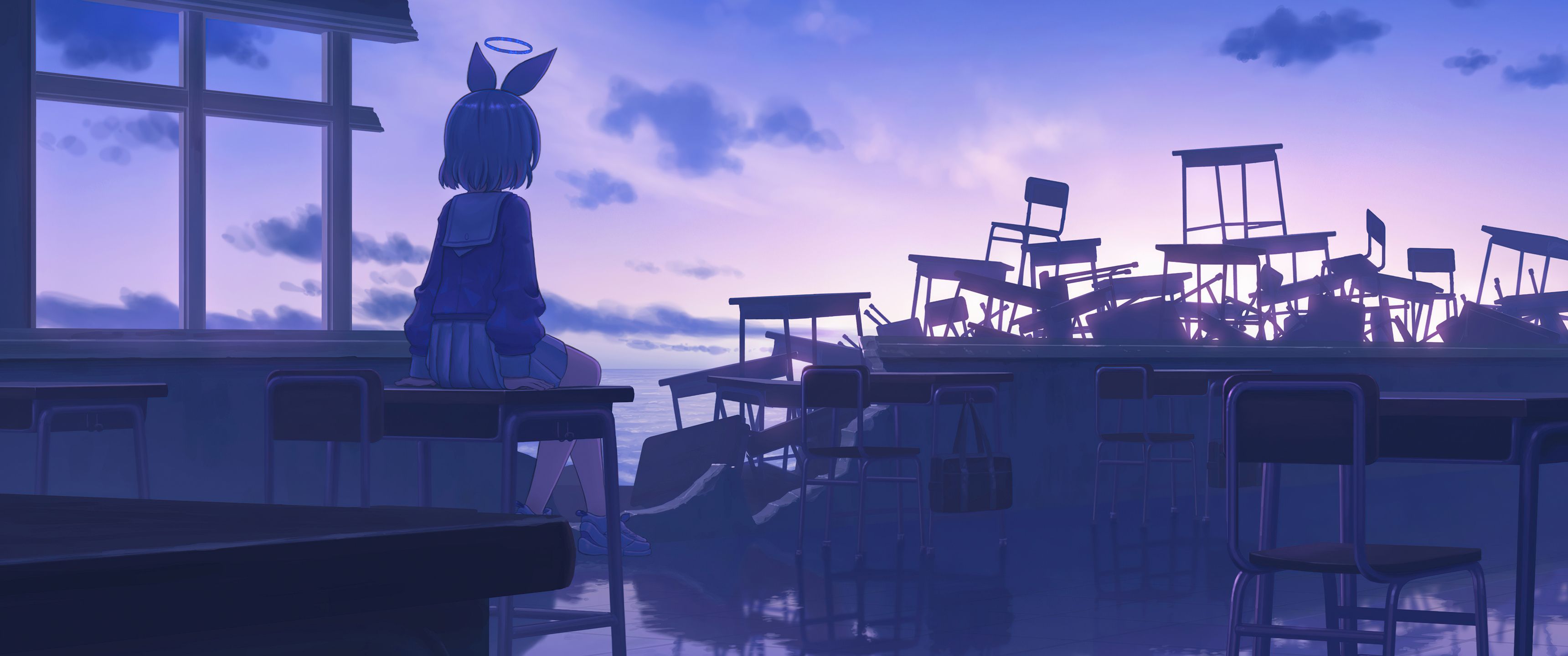 3440x1440 Blue Archive UltraWide Quad HD 1440P , HD 4k Wallpaper, Image, Background, Photos and Picture