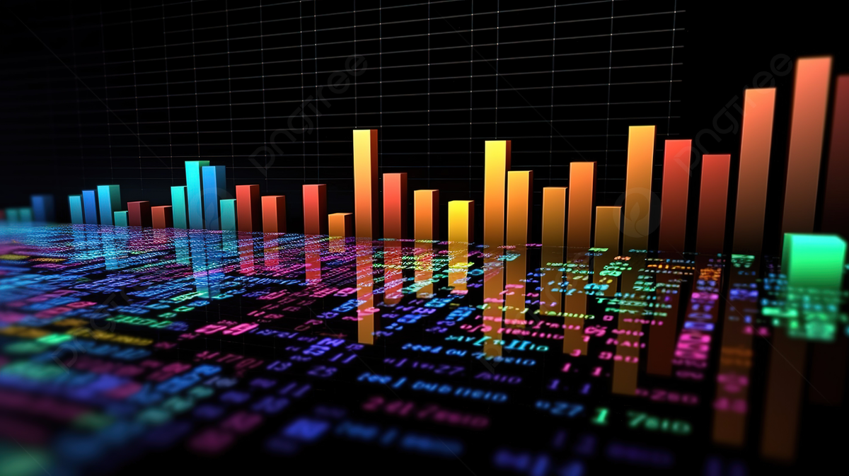 1200x673 Illustration Of A 3D Stock Market Chart, Trading Graph, Trading Chart, Trading Background Background Image And Wallpaper for Free Download