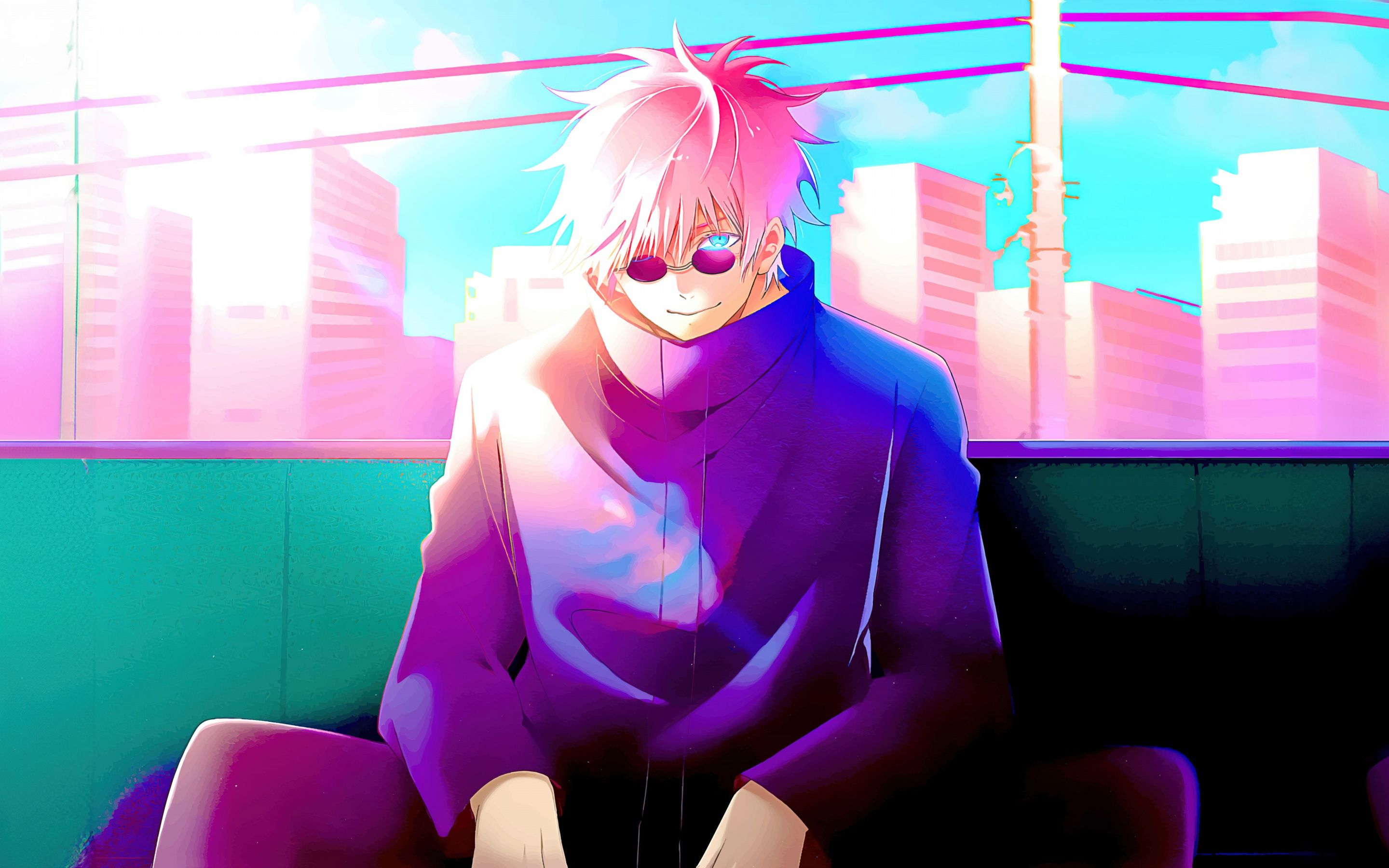 2880x1800 Satoru Gojo Wallpaper 4K, Pop Art, Jujutsu Kaisen, 5K