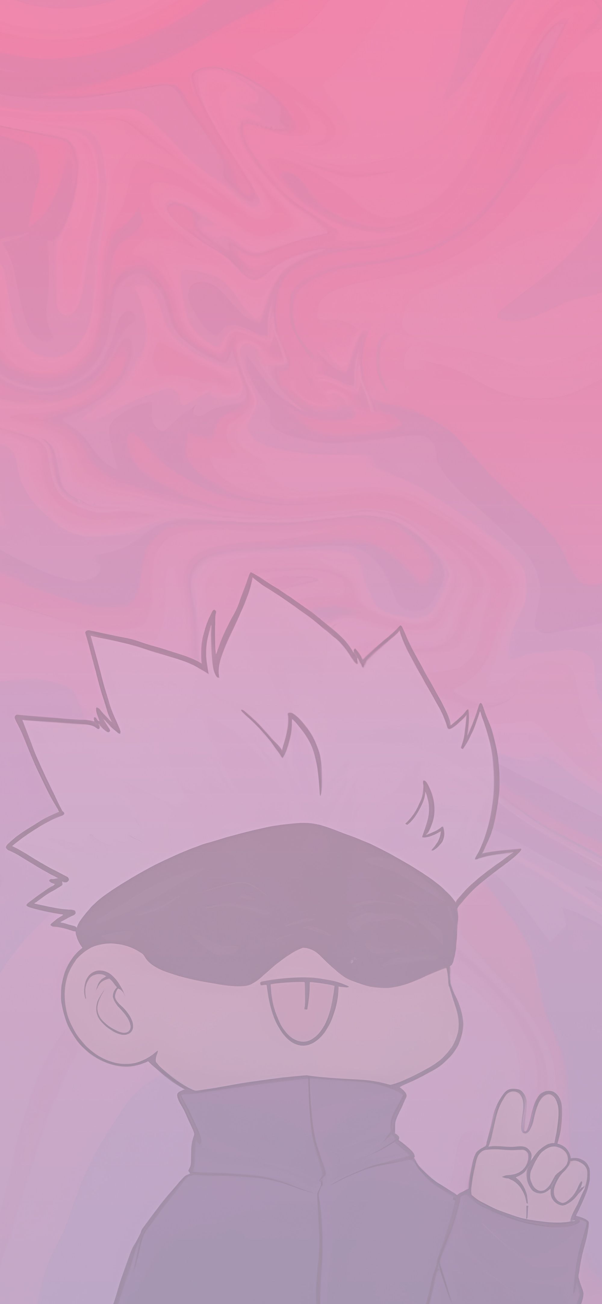 2000x4329 Satoru Gojo Chibi Abstract Wallpaper Anime Background
