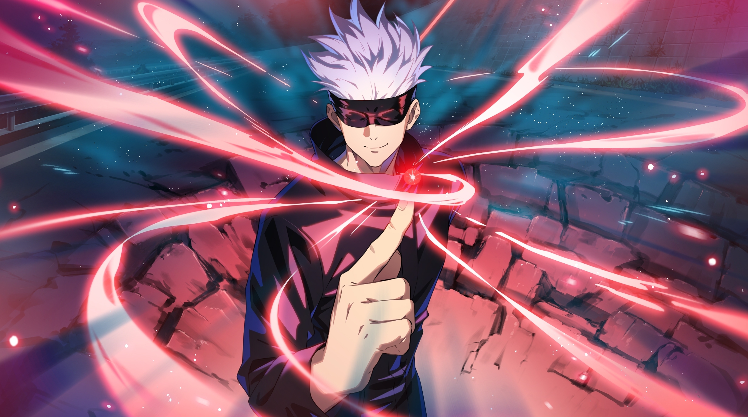 2465x1376 Jujutsu Kaisen HD Satoru Gojo Art 2022 Wallpaper, HD Anime 4K Wallpaper, Image and Background