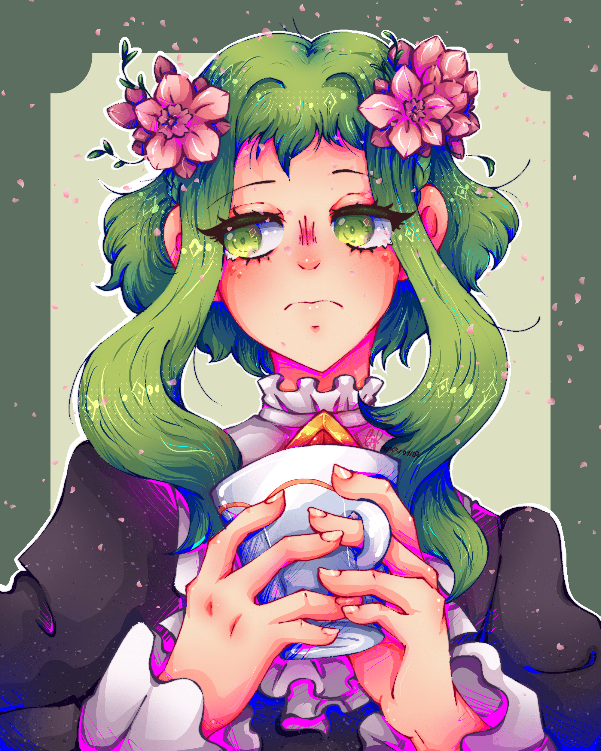 2000x2500 Sakura Nanamine (british coded) by Lilista on Newgrounds
