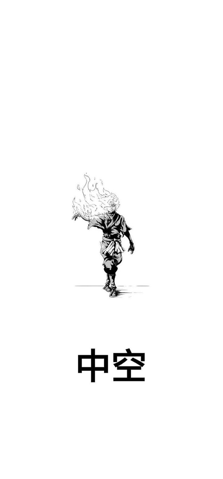 736x1578 Download Minimalist Anime Phone Jigokuraku Wallpaper
