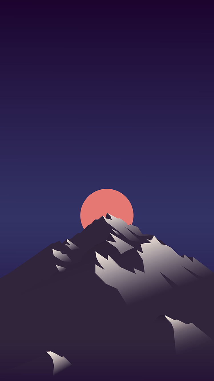 750x1334 Anime Minimalistic Phone Wallpaper